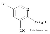 Molecular Structure of 1160994-90-0 (5-bromo-3-hydroxypicolinic acid)